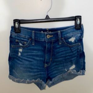 Hollister Dark Wash Jean Shorts